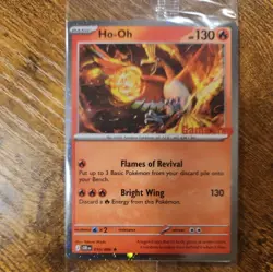 Ho-Oh - GAMESTOP PROMO Stamped - Pokemon Chaos Rising- 010/086 - SEALED SWIRL!! - Image 2