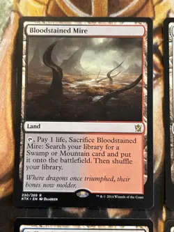 MTG Khans of Tarkir Fetch Land Lot Delta + Strand + Mire + Heath Regular - NM 🔥 - Image 2
