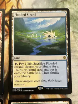 MTG Khans of Tarkir Fetch Land Lot Delta + Strand + Mire + Heath Regular - NM 🔥 - Image 3