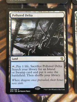 MTG Khans of Tarkir Fetch Land Lot Delta + Strand + Mire + Heath Regular - NM 🔥 - Image 4