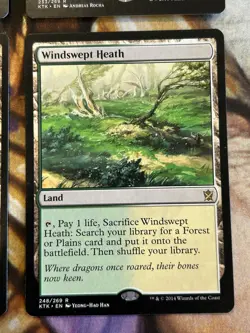 MTG Khans of Tarkir Fetch Land Lot Delta + Strand + Mire + Heath Regular - NM 🔥 - Image 5