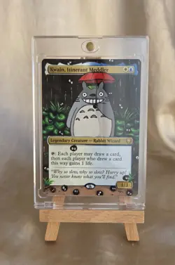 MTG Hand Painted Alter: Totoro as Kwain, Itinerant Meddler - Image 3