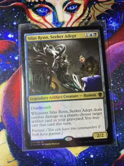 Silas Renn, Seeker Adept Commander 2016 Near Mint Foil MTG - Image 1