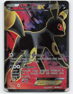 2016 Pokemon, Fates Collide, #119/124 Umbreon EX, Full Art, Ultra Rare - Image 1