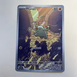 Pokemon TCG: Phanpy 205/191 - SV: Surging Sparks - Illustration Rare NM - Image 1