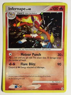 2007 Pokemon Infernape 5/130 - Diamond & Pearl - Holo - Image 1