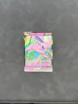 Pokemon TCG Espeon V SWSH201 Black Star Promo Holo Near Mint - Image 1
