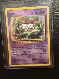 2016 Pokemon Evolutions Mew Rare Holo #53/108 - Image 1