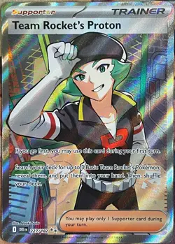 Team Rocket's Proton Ultra Rare - 227/182 - Destined Rivals Pokemon 2025 - Image 1