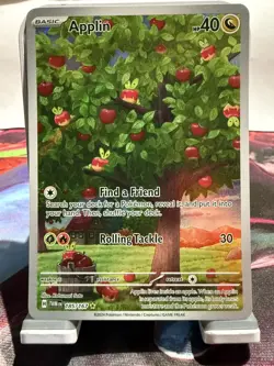 Applin 185/167 -Illustration Rare - Pokemon Twilight Masquerade - Image 1