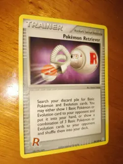 Pokemon Retriever Normal Uncommon Team Rocket Returns 84/109 LP - Image 1