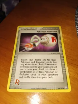 Pokemon Retriever Normal Uncommon Team Rocket Returns 84/109 LP - Image 2