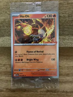 Ho-Oh - GAMESTOP PROMO Stamped - Pokemon Chaos Rising- 010/086 - SEALED New 1A - Image 1