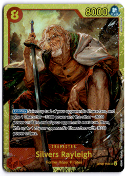 One Piece Silvers Rayleigh OP08-118 SEC - Two Legends Foil NM ENGLISH - Image 1