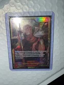 One Piece Silvers Rayleigh OP08-118 SEC - Two Legends Foil NM ENGLISH - Image 1