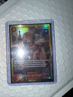 One Piece Silvers Rayleigh OP08-118 SEC - Two Legends Foil NM ENGLISH - Image 2