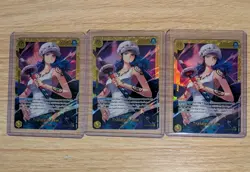 3x Op TCG - Trafalgar Law ENGLISH EB03-062 HEROINES SEC Near Mint - Image 1