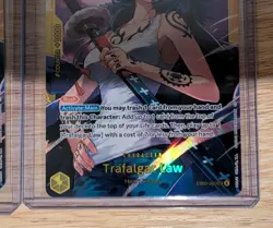 3x Op TCG - Trafalgar Law ENGLISH EB03-062 HEROINES SEC Near Mint - Image 3