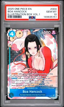 Boa Hancock 004 Illustration Box Vol.1 One Piece Promos One Piece PSA 10 - Image 1