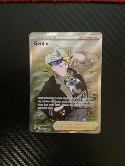 Gordie - 201/203 - Pokemon Evolving Skies Sword & Shield Full Art Rare Card NM - Image 1