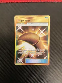Dragon Talon - 75/70 - Pokemon Dragon Majesty Sun & Moon Secret Rare Card NM - Image 1