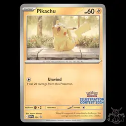 Pikachu #214 Illustration Contest Promo NM/Near Mint Pokemon 2025 - Image 1