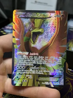 #4 Ho-Oh EX 119/124 Dragons Exalted 2012 Full Art Holo Rare Pokemon Card TCG - Image 3