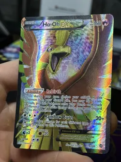 #4 Ho-Oh EX 119/124 Dragons Exalted 2012 Full Art Holo Rare Pokemon Card TCG - Image 5