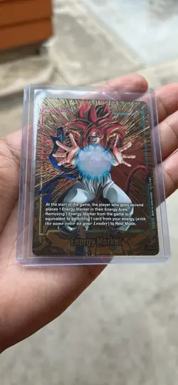 Dragon Ball Super Card Game Gold Energy Marker (E-130) SSJ4 Gogeta - Image 1