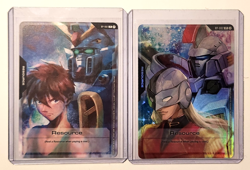 SDCC 2025 GUNDAM CARD GAME RESOURCE RP-001 & RP-002 FOIL TCG PROMO BANDAI - Image 1
