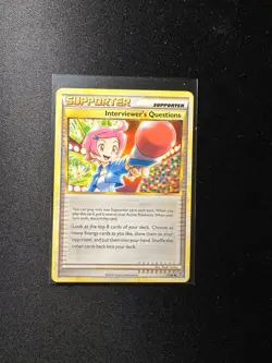 Interviewer's Questions - 77/95 - Uncommon HGSS - Unleashed NM Pokemon Card - Image 1