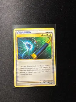 Good Rod - 76/95 - Uncommon HGSS - Unleashed NM Pokemon Card - Image 1
