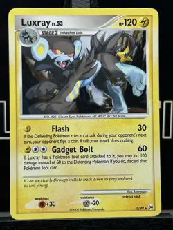Luxray 5/99 Holo Rare Platinum Arceus Pokemon Card TCG LP - Image 3