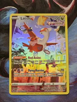 Pokemon Latias 120 HP Ability Basic Holo Fusion Strike GG20/GG70 Card - Image 1
