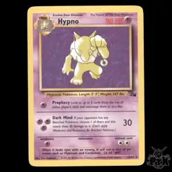 Hypno #23/62 Fossil LP/Lightly Played Pokemon 1999 - Image 1