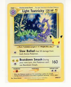 ENGLISH Light Toxtricity LP-NM SWSH137 Celebrations Promo Pokemon Card (g3) - Image 1
