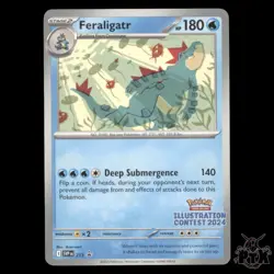 Feraligatr #213 Illustration Contest Promo NM/Near Mint Pokemon 2025 - Image 1
