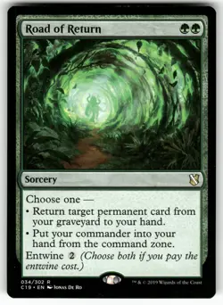 Road of Return 34 Rare Commander 2019 Magic: The Gathering Near Mint - Image 1