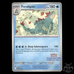 Feraligatr #213 Illustration Contest Promo NM/Near Mint Pokemon 2025 - Image 1