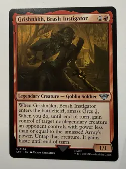 Grishnakh, Brash Instigator The Lord of the Rings 134 MTG NM - Image 1