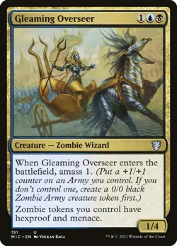 Gleaming Overseer Commander: Innistrad: Midnight Hunt Regular - Image 1