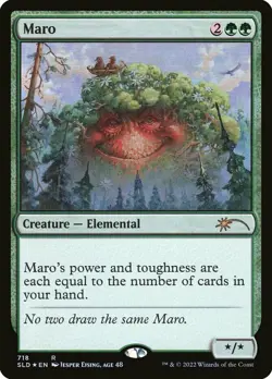 Moderate Play, English MTG Foil Maro (718) - Foil Secret Lair Drop Series Single - Image 1