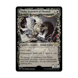 WotC March of the Machine: Multiverse Thalia, Guardian of Thraben (Halo F NM - Image 1