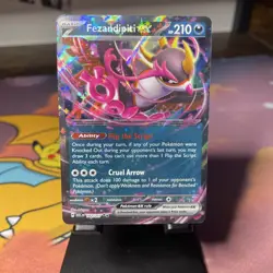 Fezandipiti Ex 142/217 Double Rare Holo Ascended Heroes Pokemon TCG - Image 1