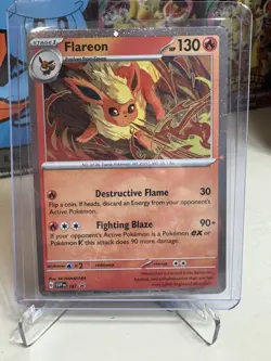 Flareon SVP167 - Cosmos Holo Black Star Promo Prismatic Evolutions Pokemon TCG - Image 1