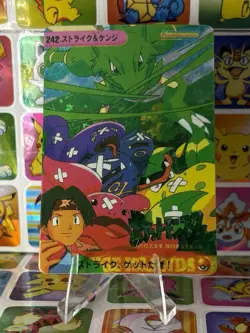 Pokemon Pikachu Holo Prism Vintage Pocket Monsters Vending Sticker 1998 Bandai - Image 4