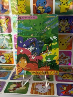Pokemon Pikachu Holo Prism Vintage Pocket Monsters Vending Sticker 1998 Bandai - Image 5