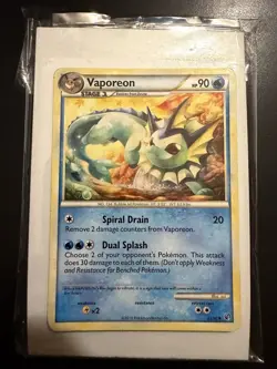 Vaporeon 41/90 Undaunted Regular Pokemon - Image 1