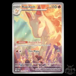 Rapidash #189/182 Destined Rivals NM/Near Mint Pokemon 2025 - Image 1