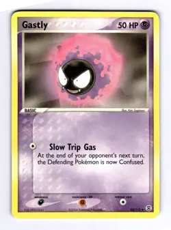 Gastly FireRed & LeafGreen #63 (2004) Common NM Pokemon - Image 1